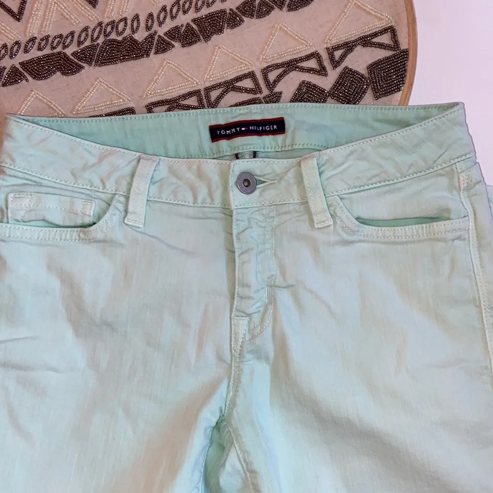 Tommy Hilfiger Mint Green Size 2 Capri Jeans - Picture 9 of 9